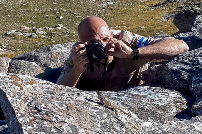 La Iguana de Cobre en Sierra de la Ventana