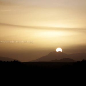 Cenizas sobre la Comarca de Sierra de la Ventana