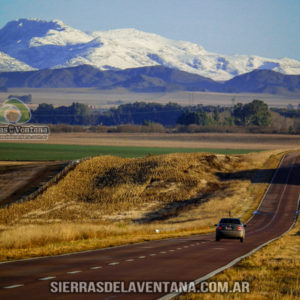 Ruta 51 rumbo a Sierra de la Ventana