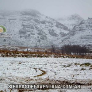 Nevada en Sierra de la Ventana