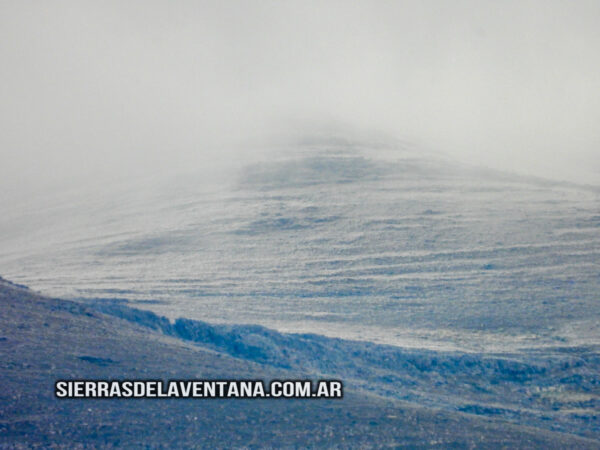 Nevada en las Sierras de la Ventana