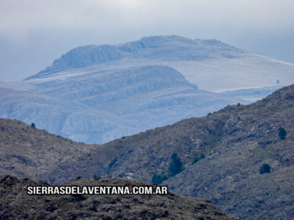 Nevada en las Sierras de la Ventana