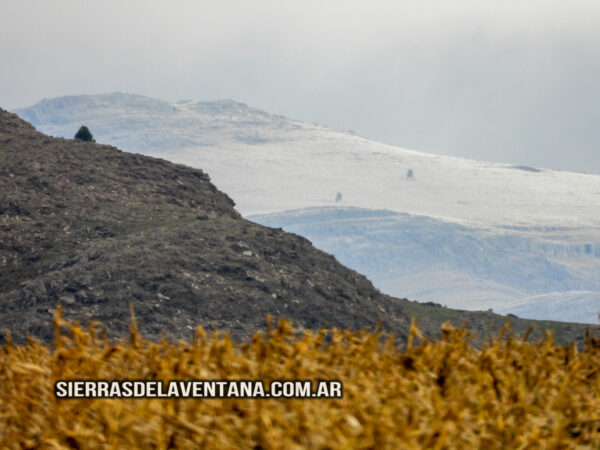 Nevada en las Sierras de la Ventana