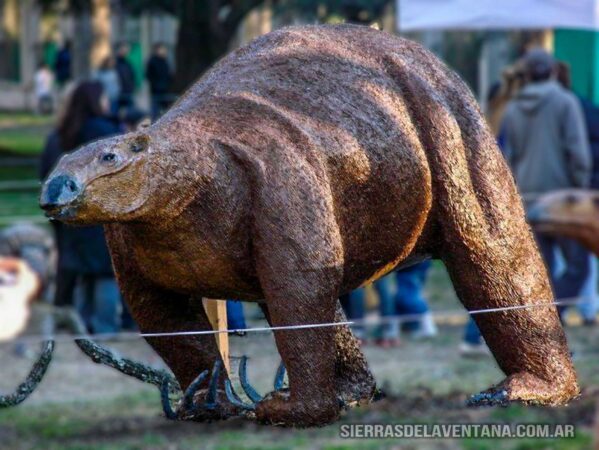 Perezoso Escelidoterio descubierto en el Paraje La Paloma