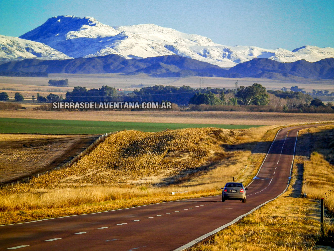 Pronóstico de nevada para las Sierras de la Ventana