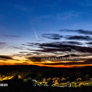 El Cometa del Siglo Ilumina las Sierras de la Ventana