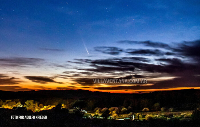 El Cometa del Siglo Ilumina las Sierras de la Ventana