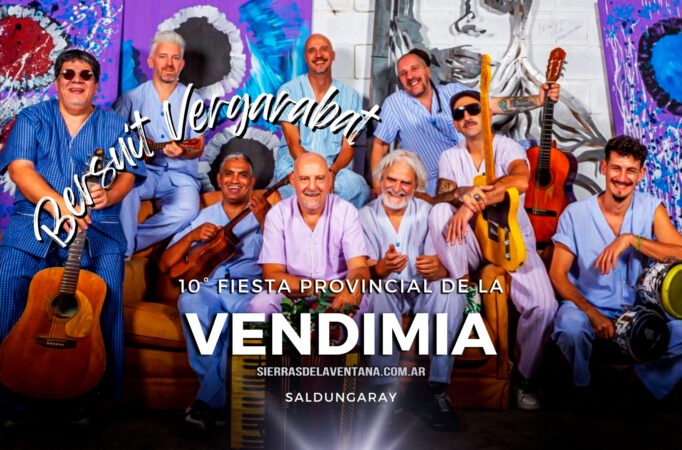 La Bersuit Vergarabat en la 10º Fiesta Provincial de la Vendimia de Saldungaray